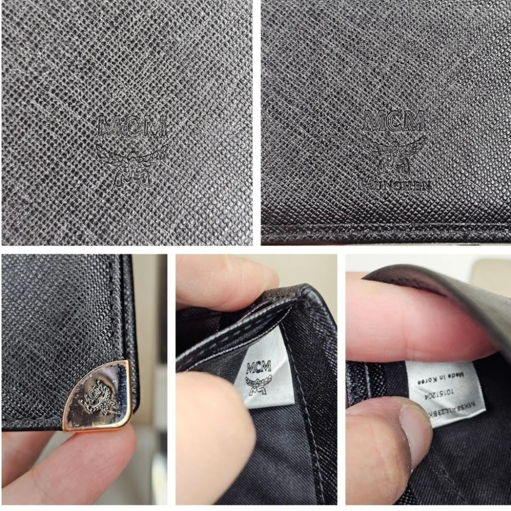 🖤▪️MCM ▪️BLACK Leather MEN’S WALLET